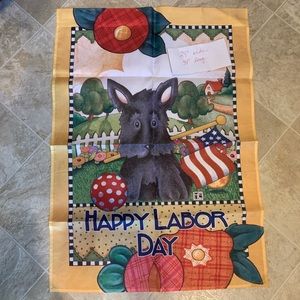 Mary Engelbreit Labor Day house flag